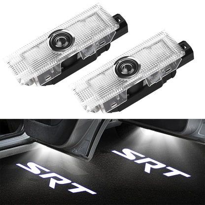 White SRT Projectors for Charger & Challenger SRT 2013-2023