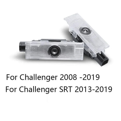 White SRT Projectors for Charger & Challenger SRT 2013-2023