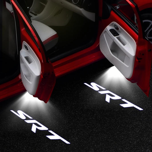 White SRT Projectors for Charger & Challenger SRT 2013-2023